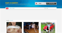 Desktop Screenshot of kozicky.info